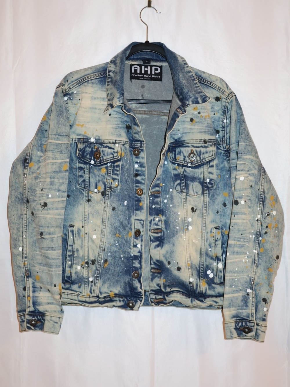 AHP Acid Wash Denim Jacket - Picture 5 of 7